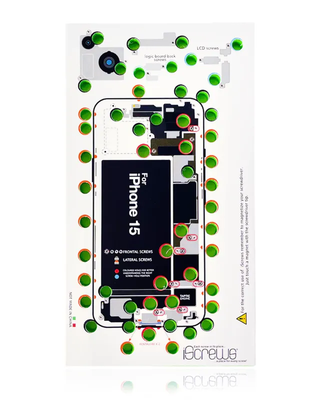 Podložka na šroubky iScrews pro iPhone 15 (dottorpod)