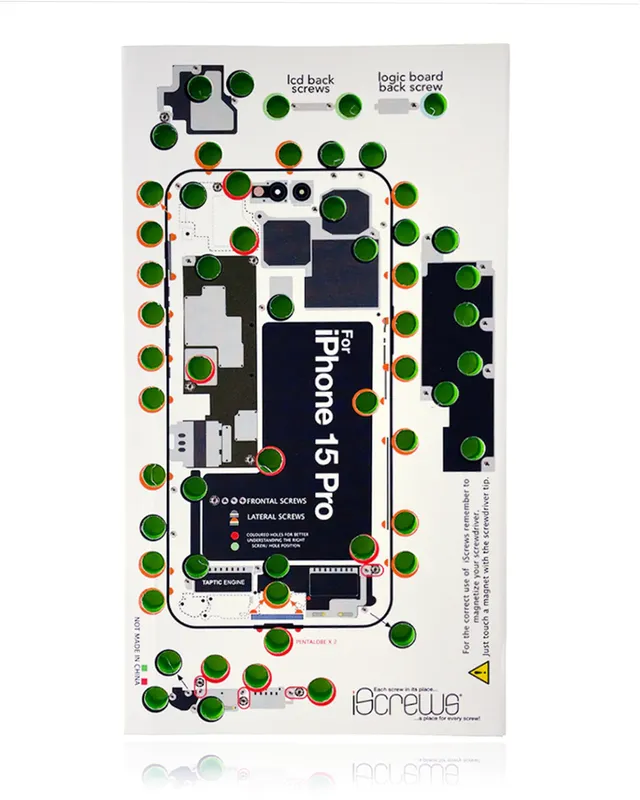 Podložka na šroubky iScrews pro iPhone 15 Pro (dottorpod)