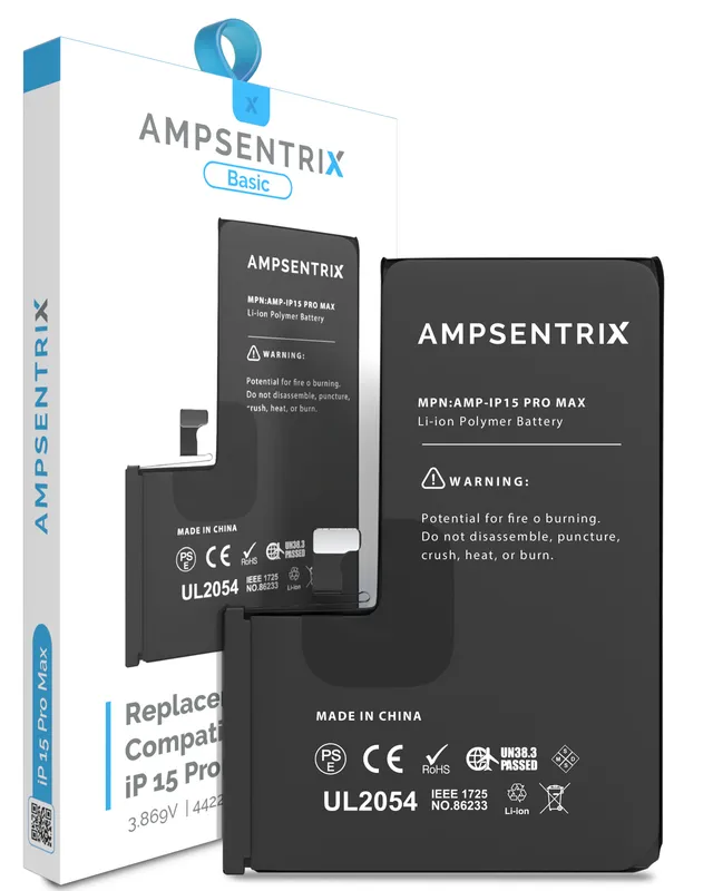 Baterie pro iPhone 15 Pro Max (AmpSentrix Basic)