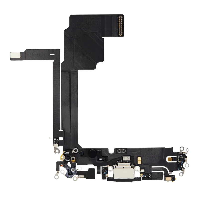 Flex kabel nabíjecího konektoru pro iPhone 15 Pro Max (Premium) (černý titan)