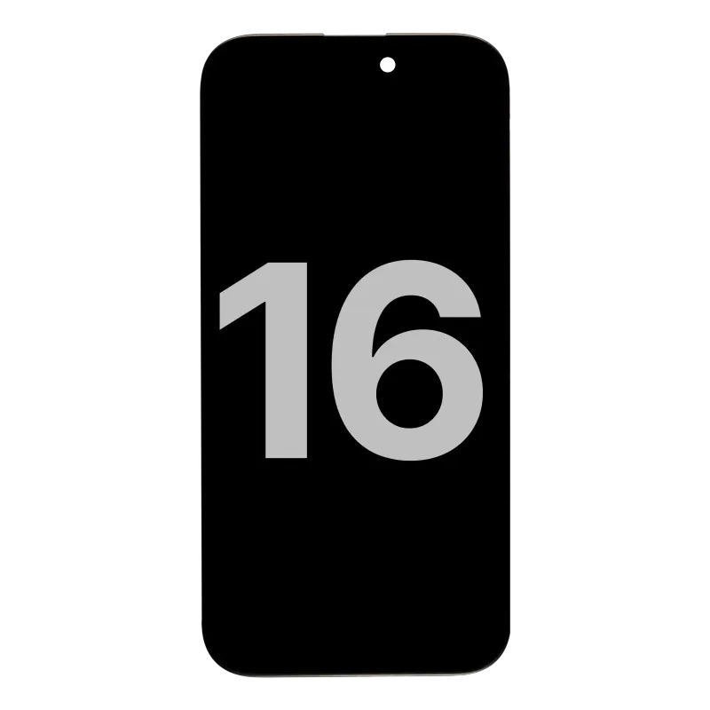 OLED displej s flex kabelem senzoru světla pro iPhone 16 (originál z vyřazeného zařízení, stav A)