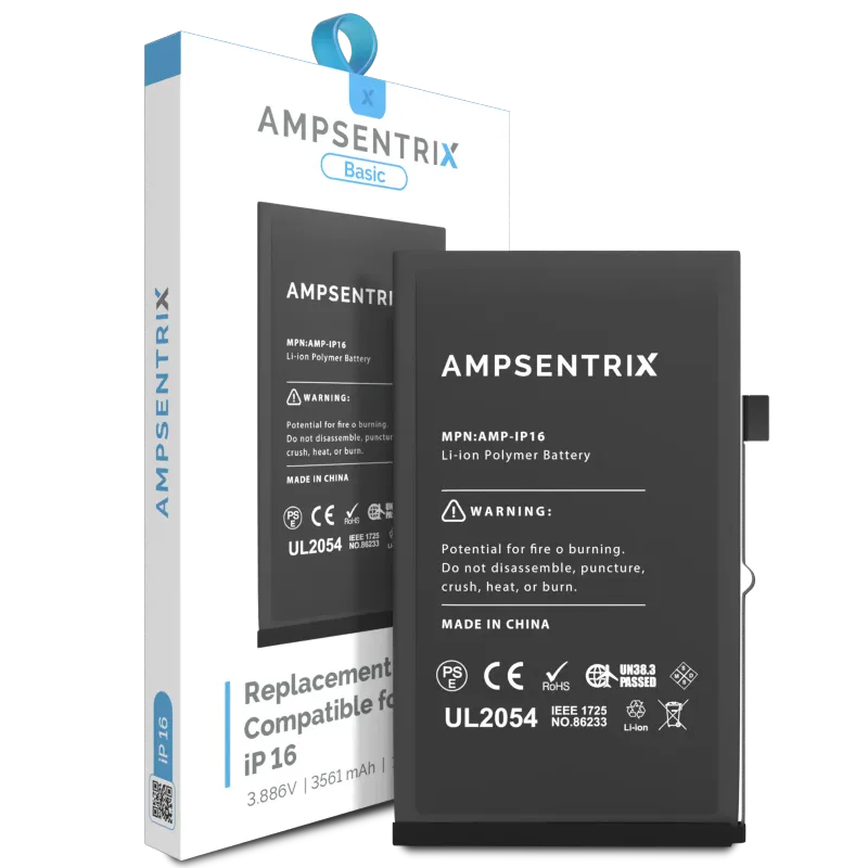Baterie pro iPhone 16 (AmpSentrix Basic)