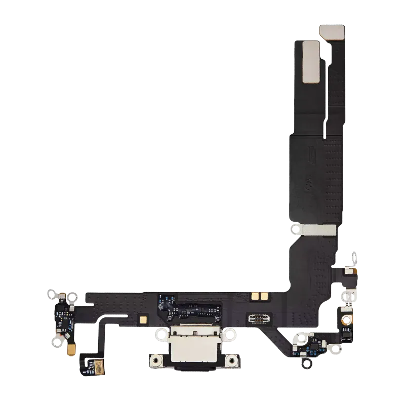 Flex kabel nabíjecího konektoru pro iPhone 16 (Premium) (černá)