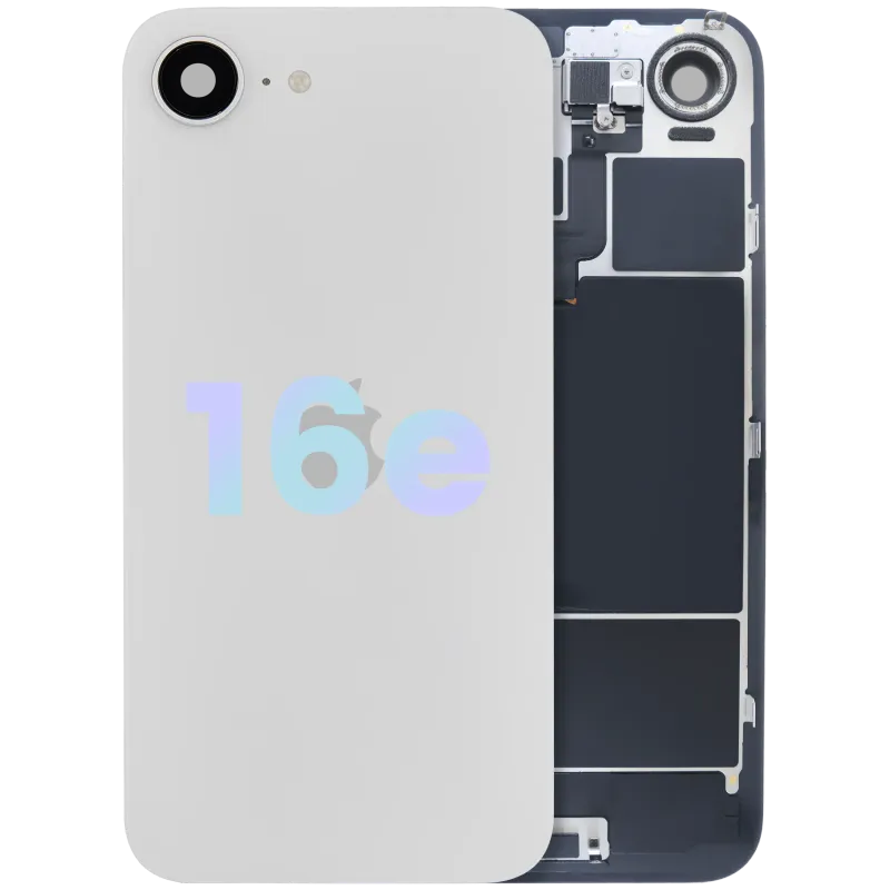 Zadní sklo pro iPhone 16e (Service Pack) (bílá)