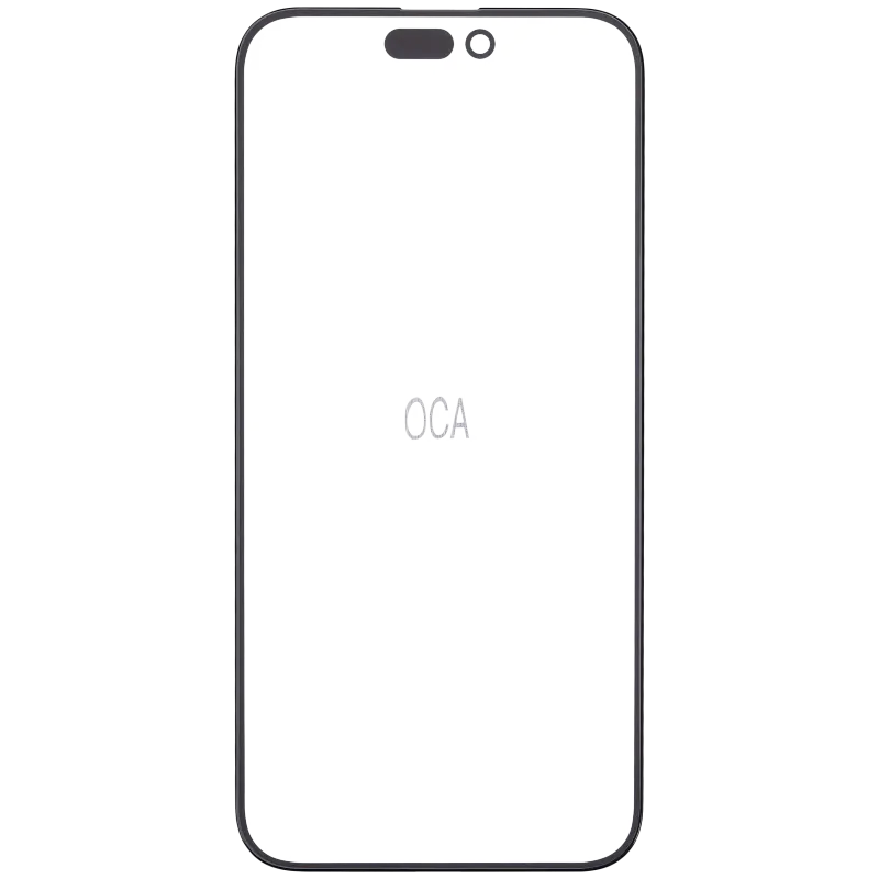 2v1 (sklo + předinstalovaná OCA) pro iPhone 15 Pro Max (balení 10 ks)