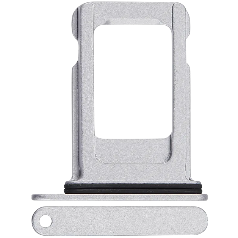 SIM šuplík (jedna SIM) pro iPhone 16e / 17e (bílá)