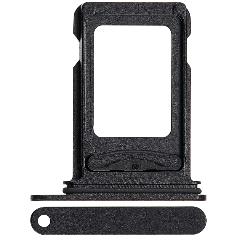 SIM šuplík (dvě SIM) pro iPhone 16e / 17e (černá)