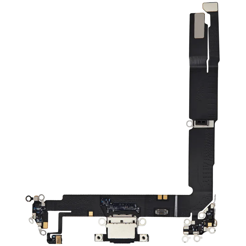 Flex kabel nabíjecího konektoru pro iPhone 16 Plus (Premium) (černá)