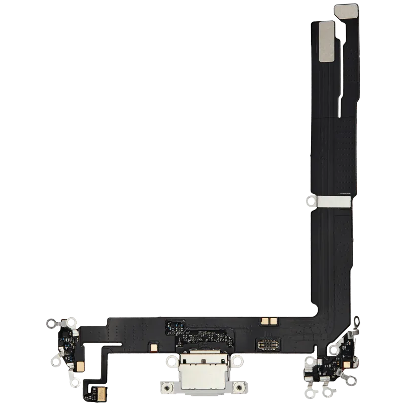 Flex kabel nabíjecího konektoru pro iPhone 16 Plus (Aftermarket Plus) (bílá)