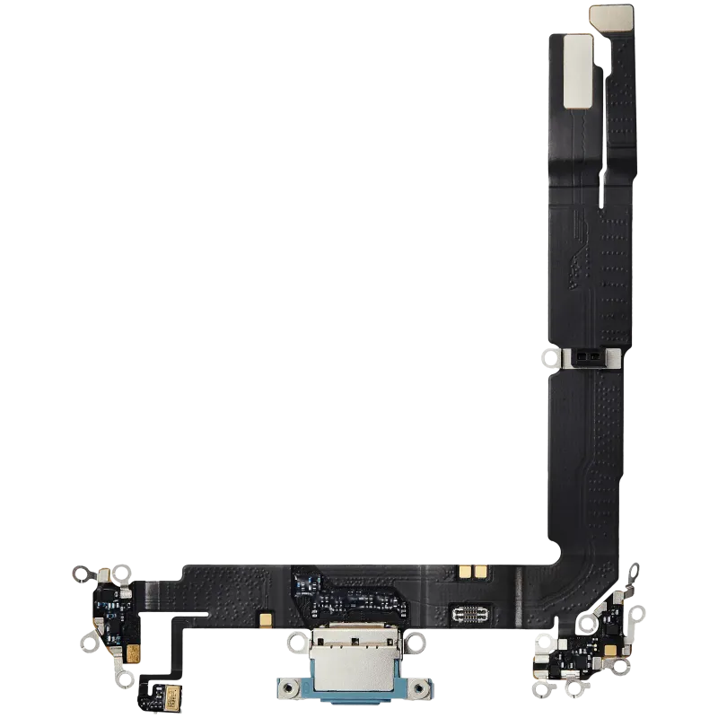 Flex kabel nabíjecího konektoru pro iPhone 16 Plus (Premium) (modrozelená)