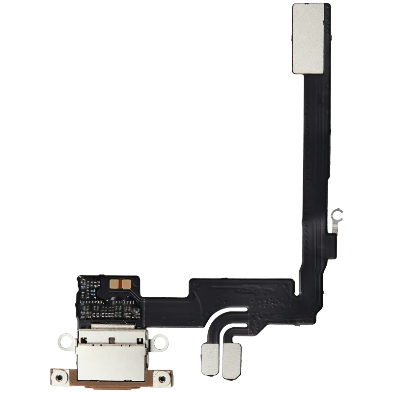 Flex kabel nabíjecího konektoru pro iPhone 16 Pro (Aftermarket Plus) (pouštní titan)