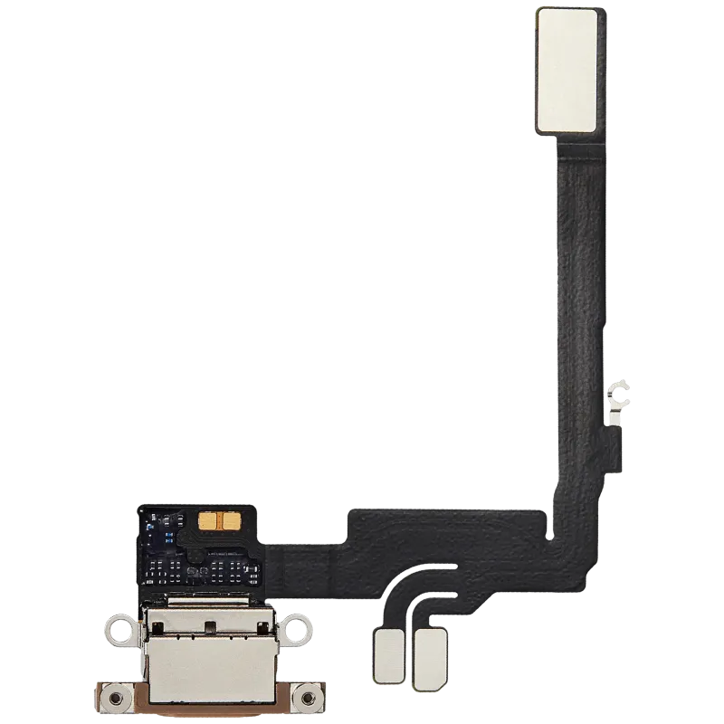 Flex kabel nabíjecího konektoru pro iPhone 16 Pro (originál z vyřazeného zařízení) (pouštní titan)