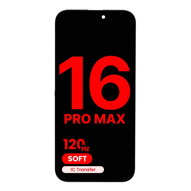 OLED displej pro iPhone 16 Pro Max (Aftermarket Plus: Soft OLED) (120 Hz)