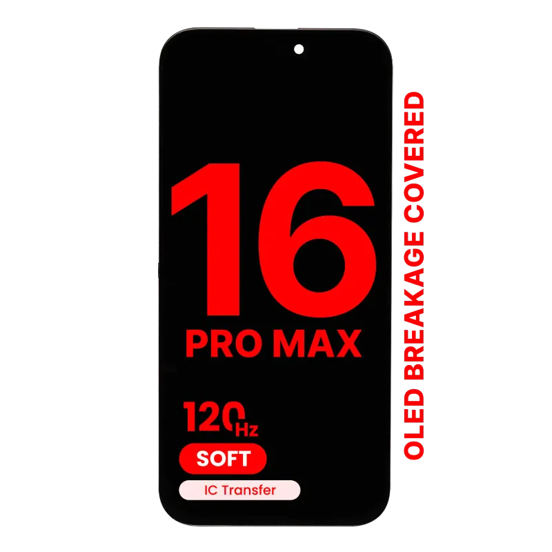 OLED displej pro iPhone 16 Pro Max (Aftermarket Pro: XO7 Soft OLED) (120 Hz)