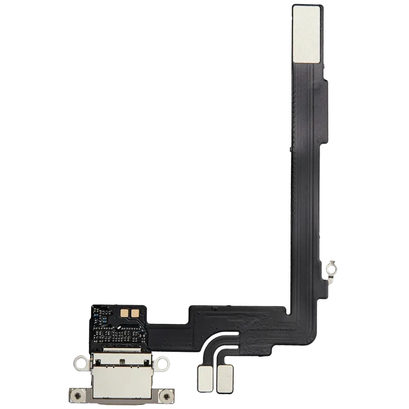 Flex kabel nabíjecího konektoru pro iPhone 16 Pro Max (Aftermarket Plus) (přírodní titan)