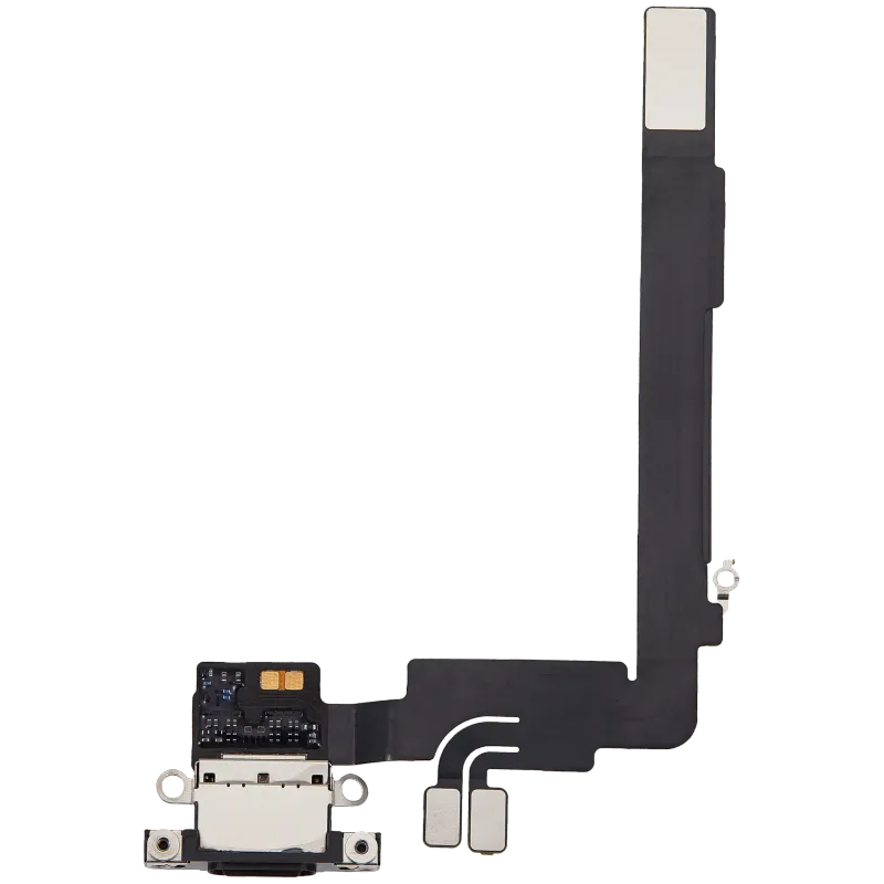 Flex kabel nabíjecího konektoru pro iPhone 16 Pro Max (originál z vyřazeného zařízení) (černý titan)