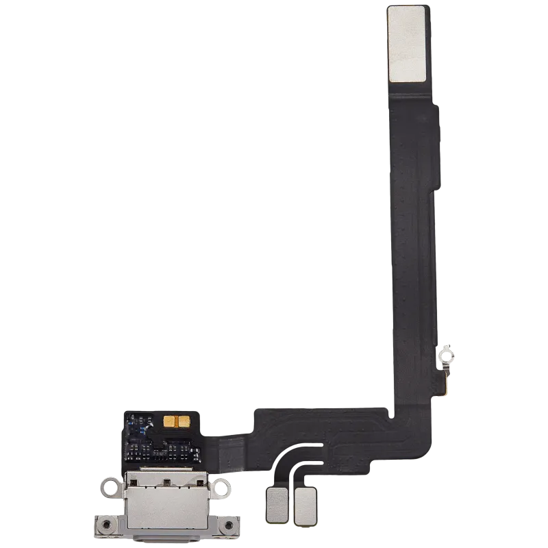 Flex kabel nabíjecího konektoru pro iPhone 16 Pro Max (originál z vyřazeného zařízení) (bílý titan)