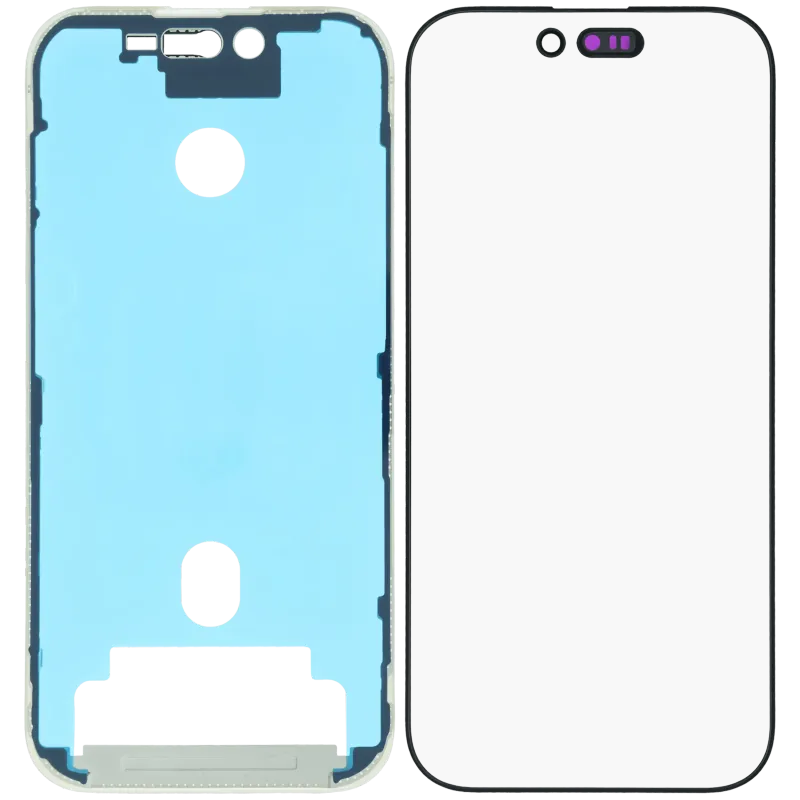 3v1 (sklo s předinstalovanou OCA + rámeček) pro iPhone 16 Pro (OCA Master)