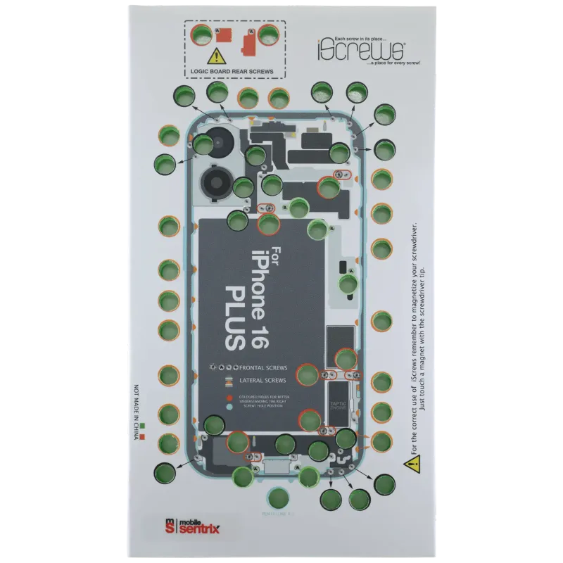Podložka na šroubky iScrews pro iPhone 16 Plus (dottorpod)