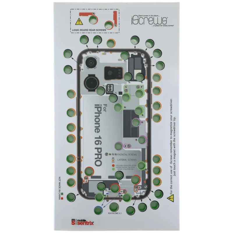 Podložka na šroubky iScrews pro iPhone 16 Pro (dottorpod)