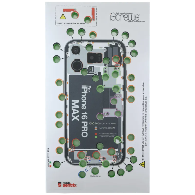 Podložka na šroubky iScrews pro iPhone 16 Pro Max (dottorpod)