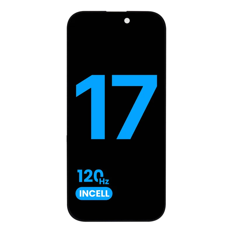 LCD displej pro iPhone 17 (Aftermarket: AQ7 / Incell) (120 Hz)