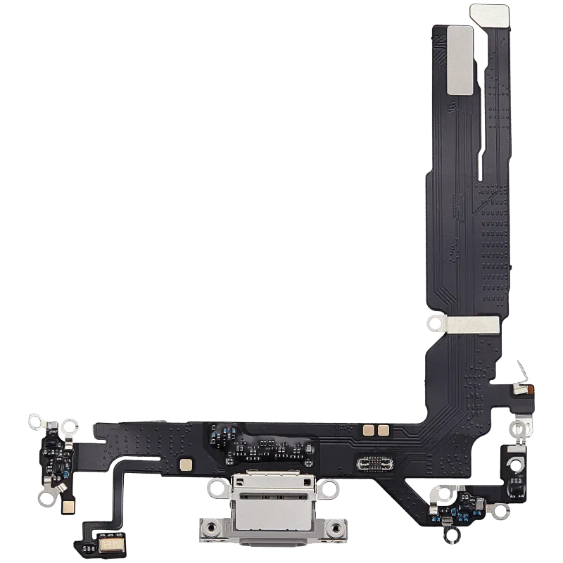 Flex kabel nabíjecího konektoru pro iPhone 17 (Aftermarket Plus) (bílá)