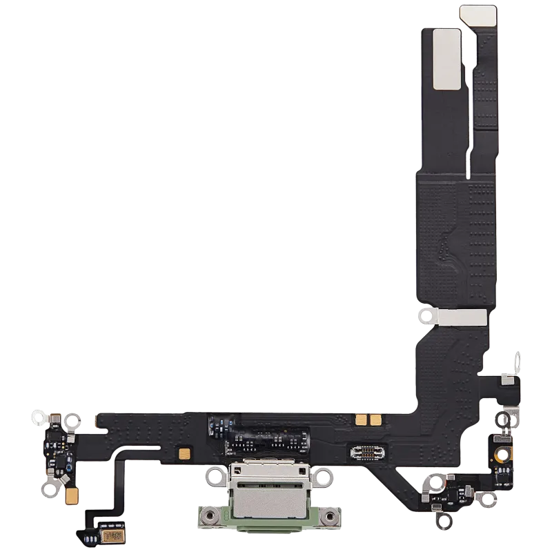 Flex kabel nabíjecího konektoru pro iPhone 17 (originál z vyřazeného zařízení) (šalvějová)