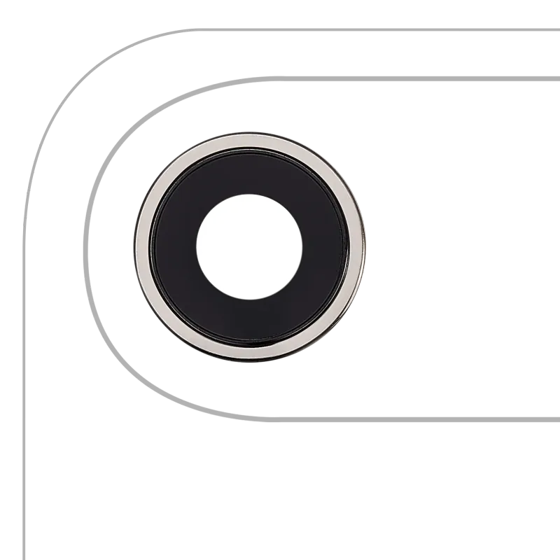 Sklíčko zadní kamery s držákem a rámečkem pro iphone Air (Premium) (světle zlatá)