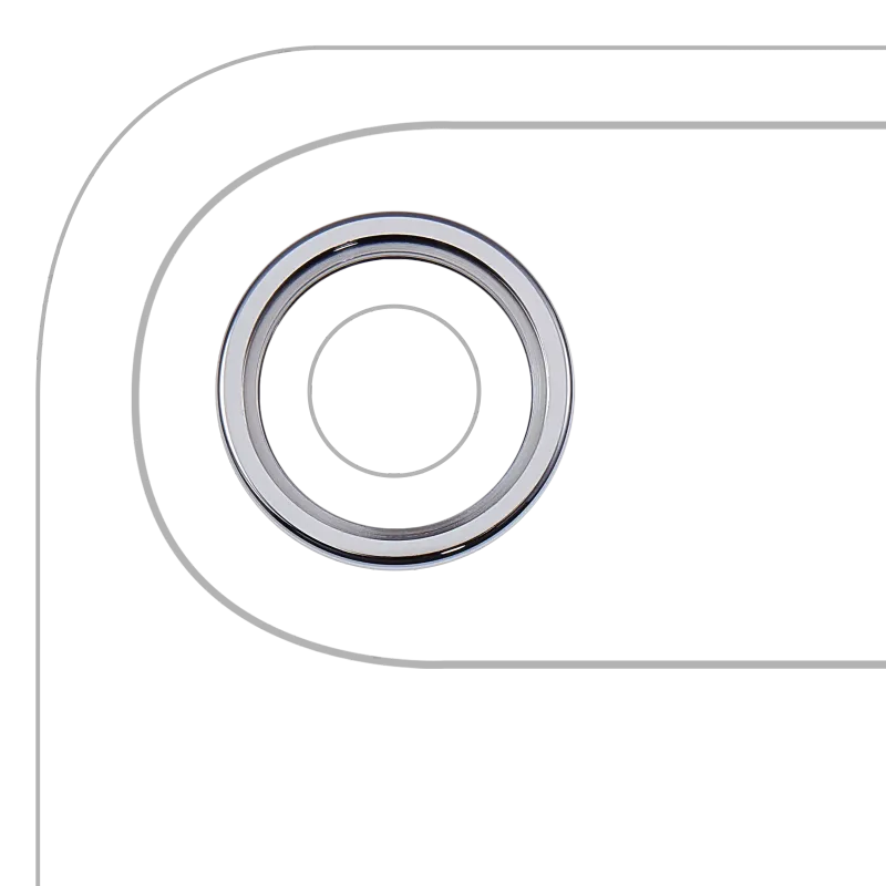 Samotný rámeček sklíčka zadní kamery pro iPhone Air (nebesky modrá) (balení 10 ks)