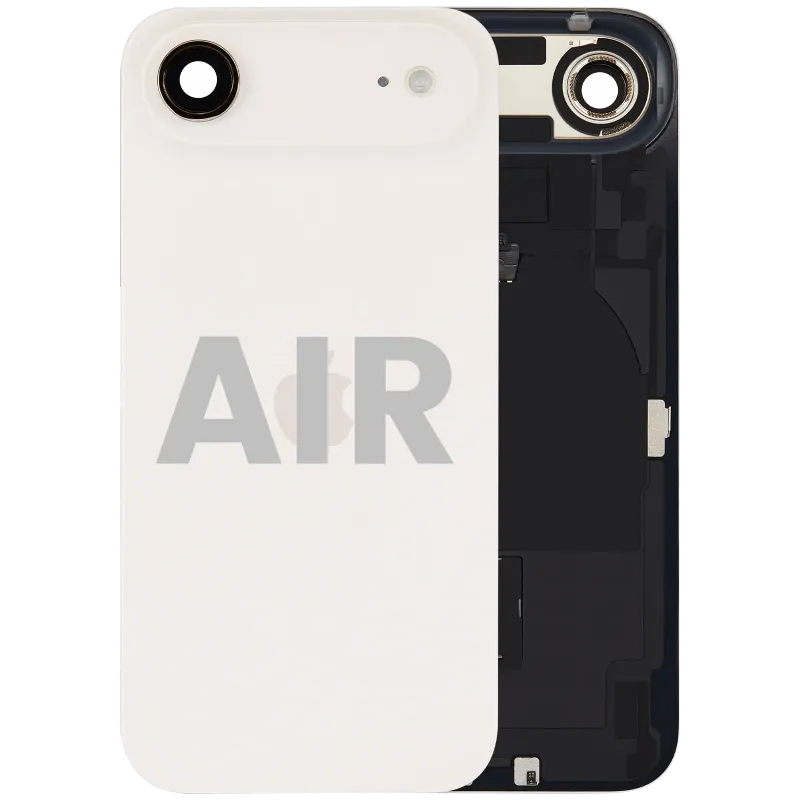 Zadní sklo s magnetem MagSafe, NFC a flexem blesku pro iPhone Air (originál z vyřazeného zařízení, stav A) (světle zlatá)