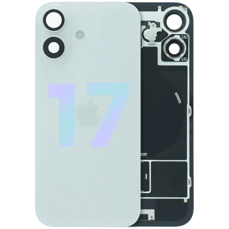 Zadní sklo s magnetem MagSafe a NFC pro iPhone 17 (Service Pack) (bílá)