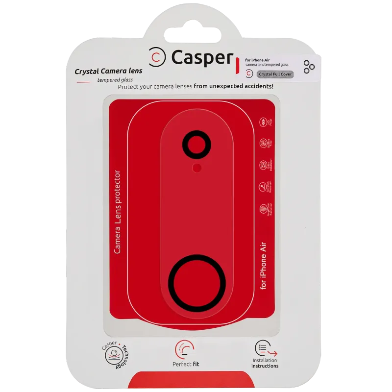 Ochrana objektivu Casper pro iPhone Air (celoplošné)