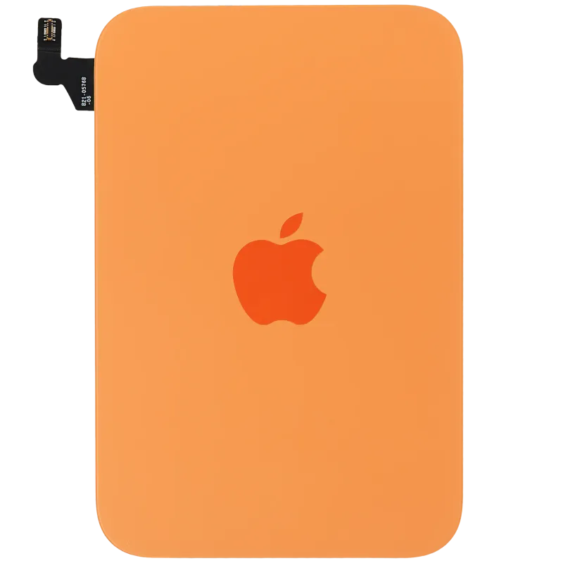 Zadní sklo s magnetem MagSafe a NFC pro iPhone 17 Pro (originál z vyřazeného zařízení, stav C) (kosmicky oranžová)