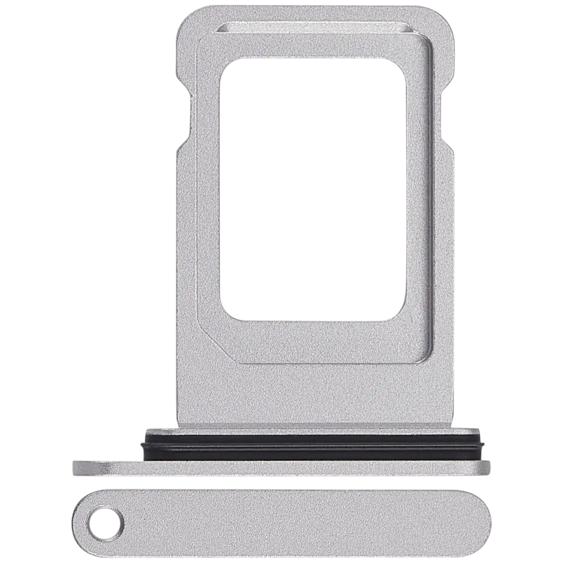 SIM šuplík (jedna SIM) pro iPhone 17 Pro / 17 Pro Max (stříbrná)