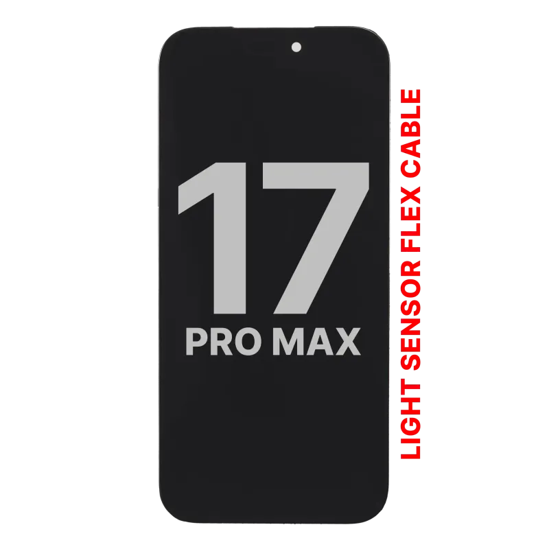 OLED displej s flex kabelem senzoru světla pro iPhone 17 Pro Max (originál z vyřazeného zařízení, stav A)