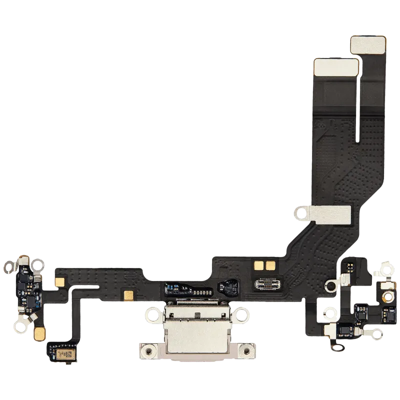 Flex kabel nabíjecího konektoru pro iPhone 16e / 17e (Aftermarket Plus) (Soft Pink)