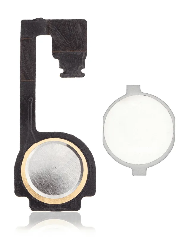 Tlačítko Home s flex kabelem pro iPhone 4 (bílá)
