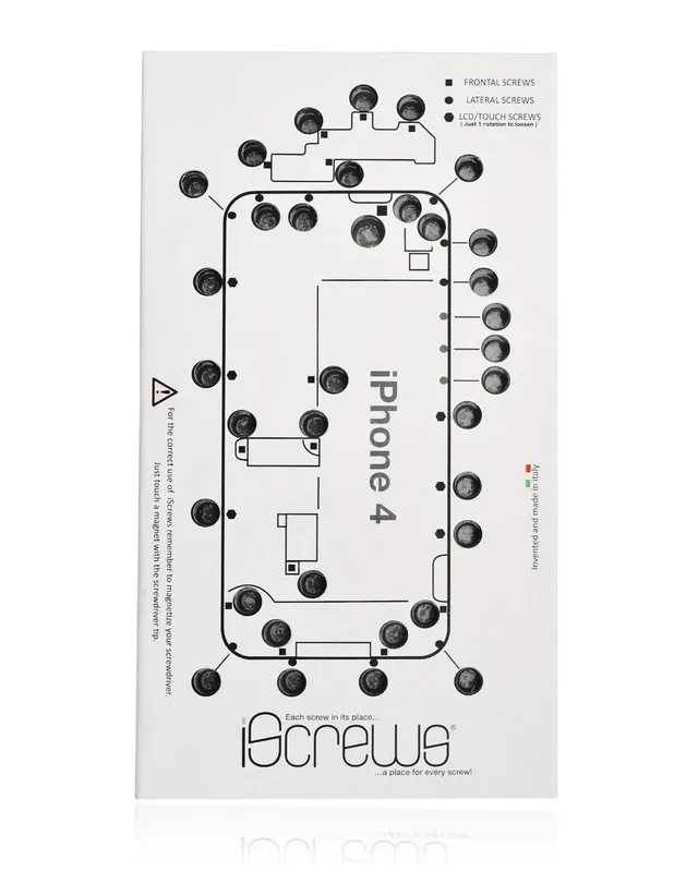 Podložka na šroubky iScrews pro iPhone 4 (dottorpod)