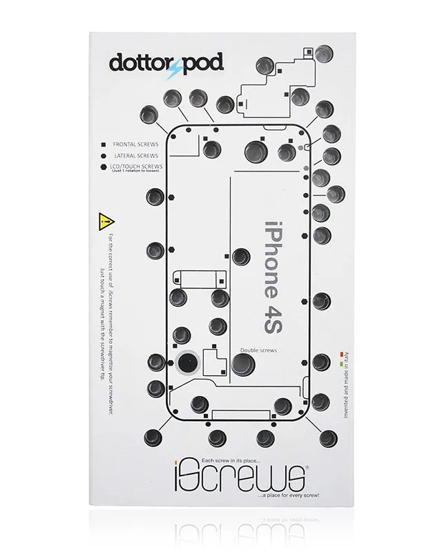 Podložka na šroubky iScrews pro iPhone 4S (dottorpod)