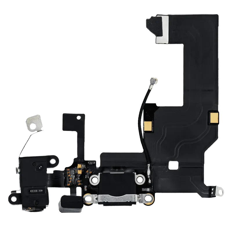 Flex kabel nabíjecího konektoru pro iPhone 5 (vesmírně šedá)