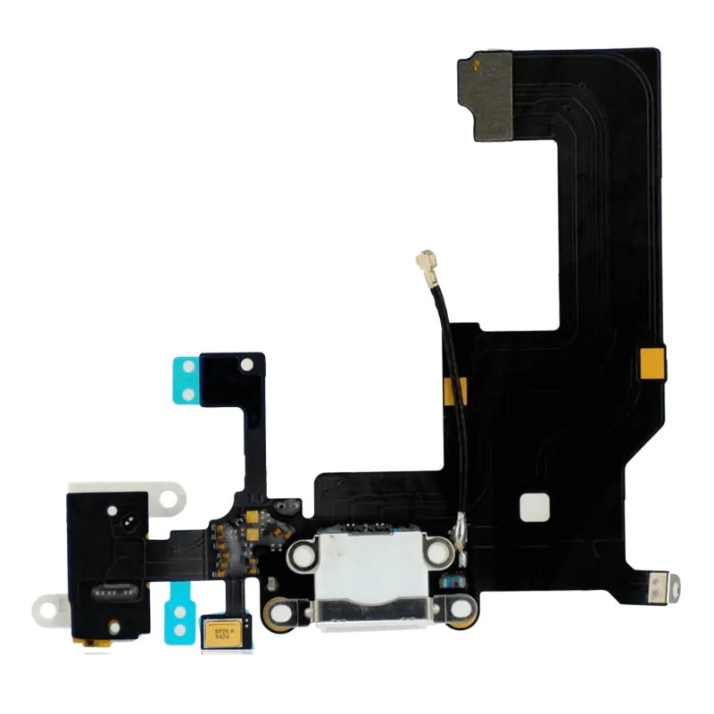 Flex kabel nabíjecího konektoru pro iPhone 5 (stříbrná)