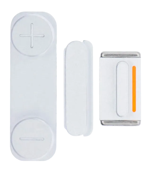 Sada tlačítek (zapínání / hlasitost / vibrace) pro iPhone 5 (stříbrná)