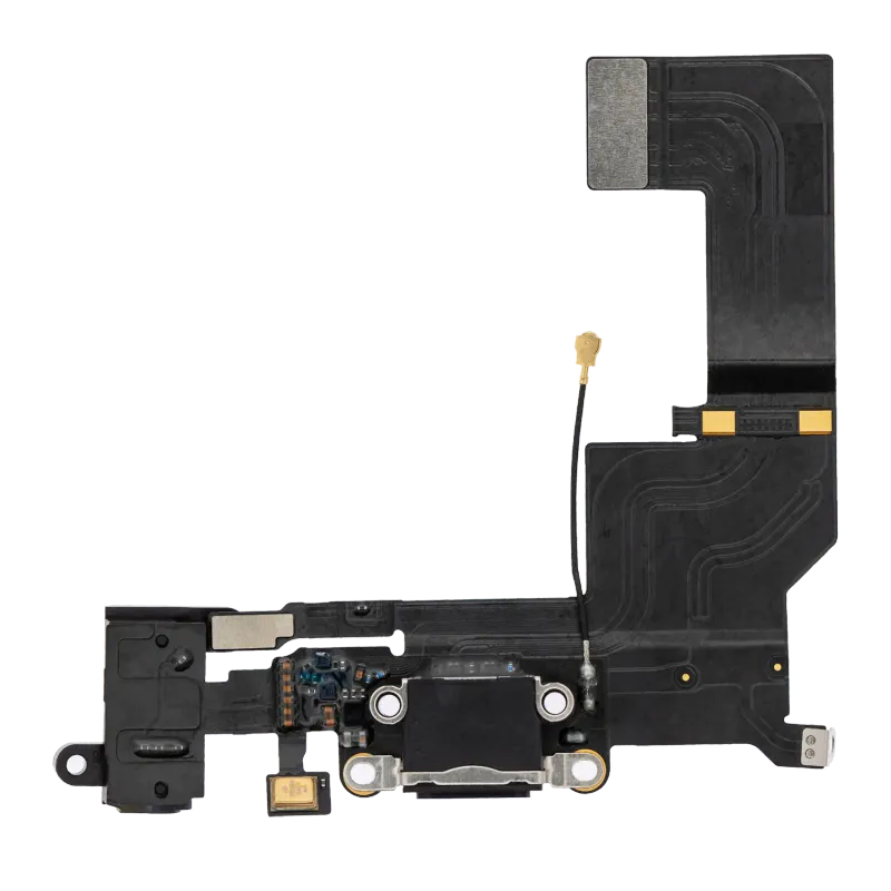 Flex kabel nabíjecího konektoru pro iPhone 5S (vesmírně šedá)