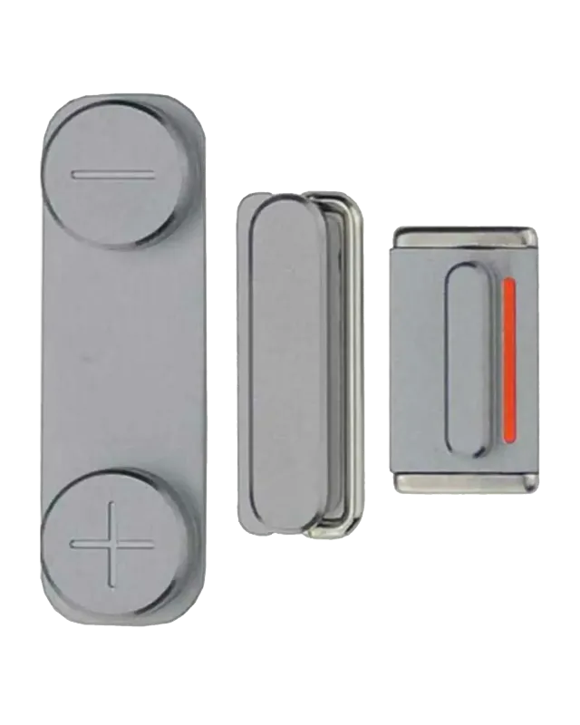 Sada tlačítek (zapínání / hlasitost / vibrace) pro iPhone 5S / SE (2016) (vesmírně šedá)