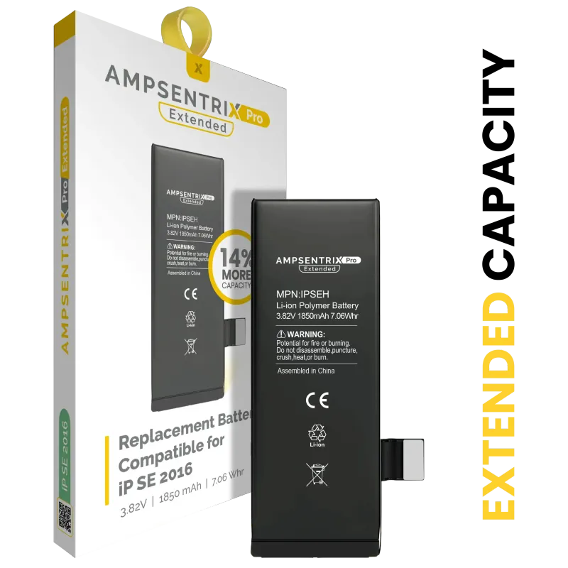 Baterie pro iPhone SE (2016) (AmpSentrix Pro Extended)