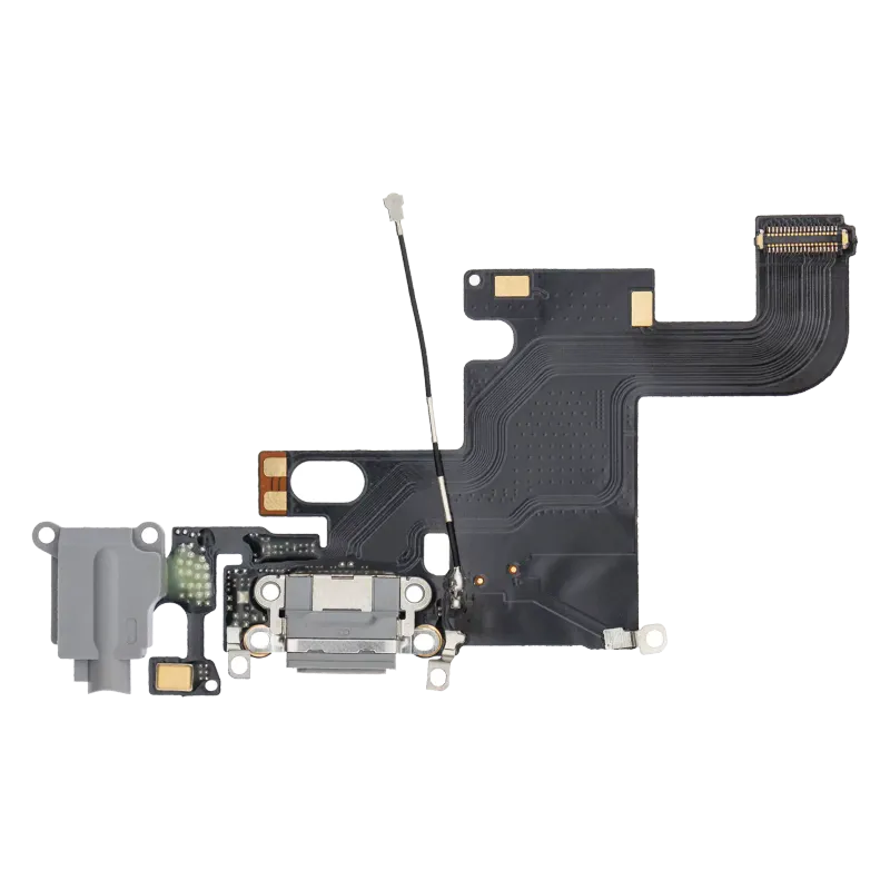 Flex kabel nabíjecího konektoru pro iPhone 6 (Aftermarket) (vesmírně šedá)
