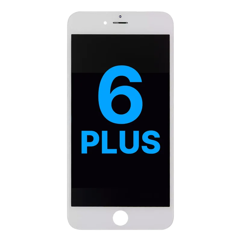LCD displej pro iPhone 6 Plus (Aftermarket: AQ7) (bílá)