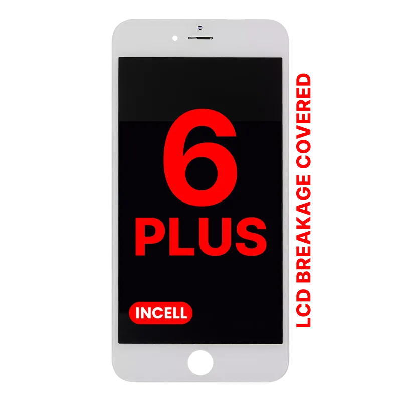 LCD displej pro iPhone 6 Plus (Aftermarket Pro: XO7 Incell) (bílá)