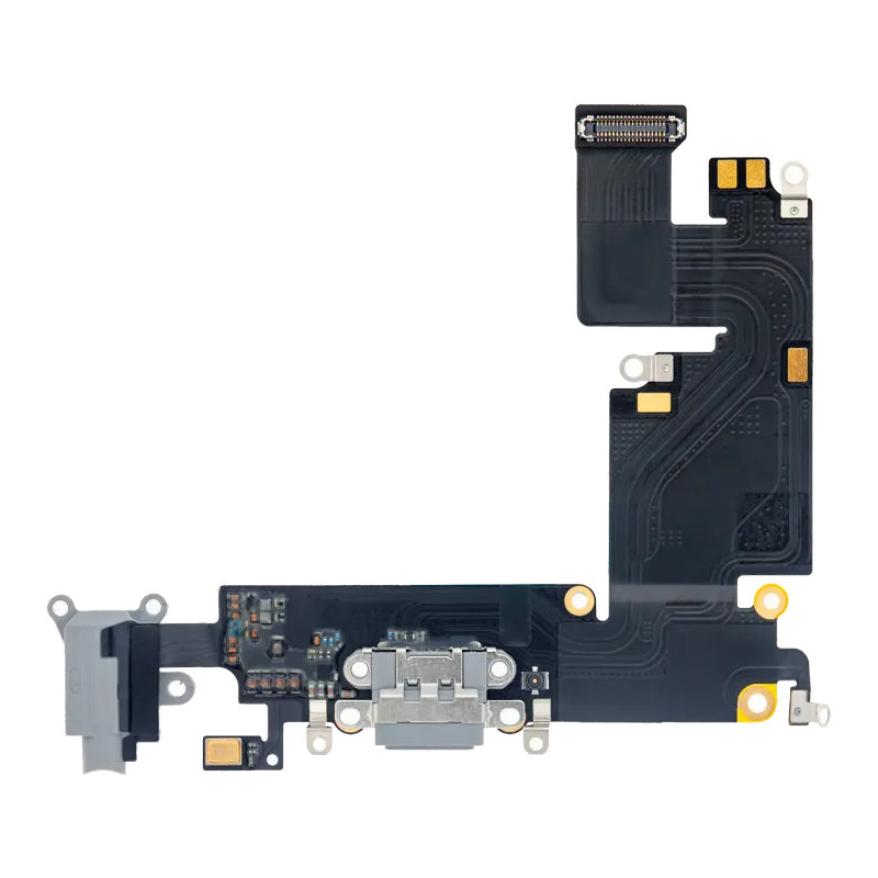Flex kabel nabíjecího konektoru pro iPhone 6 Plus (Aftermarket) (vesmírně šedá)